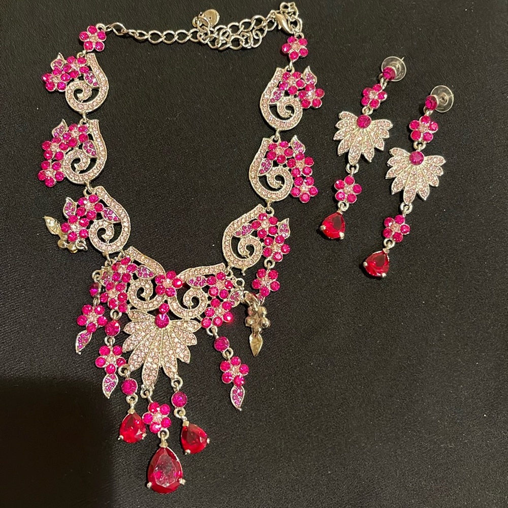 Earrings and Necklace